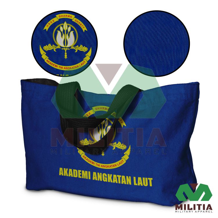 Tas Tote bag souvenir  Akademi Angkatan Laut - Biru