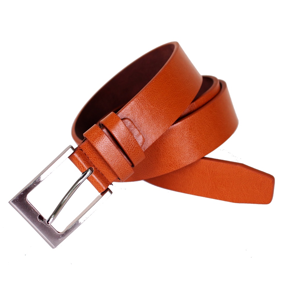 Ikat Pinggang Jarum Semi Kulit Hitam - BELT 699