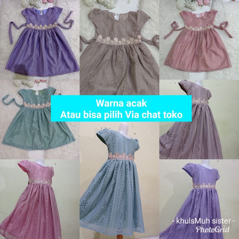 GAUN BROKAT MALIKA MELIA DRESS