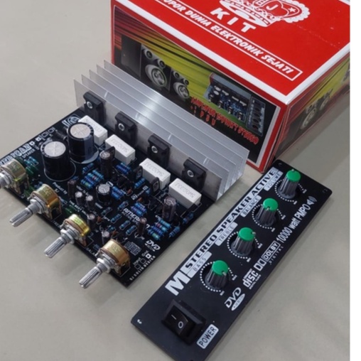 Kit  aktif  power plus Tone Control STEREO + BONUS PANEL