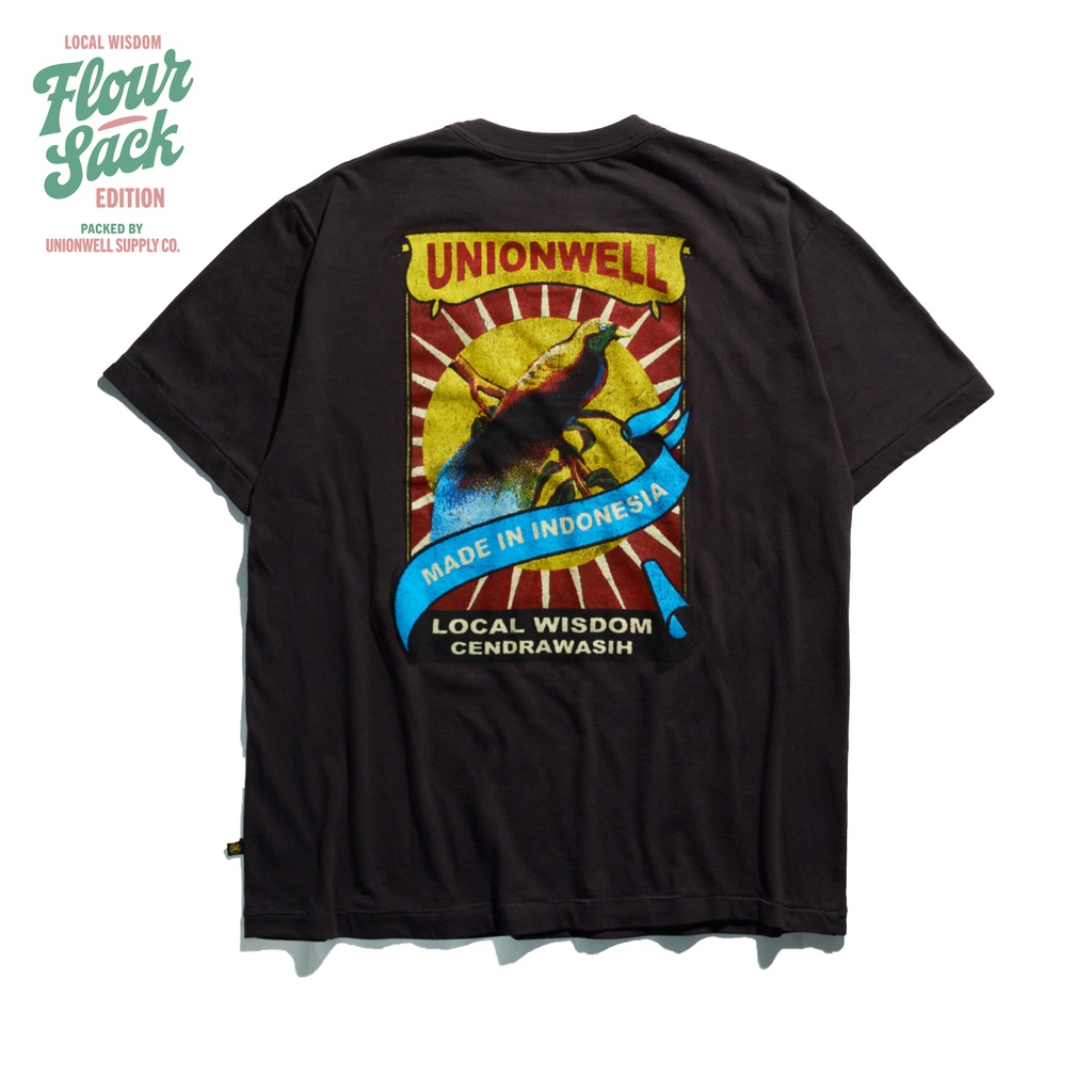 Unionwell T-shirt Original Kaos Cendrawasih Black