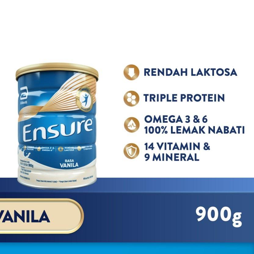 

Stok terbaru ENSURE SUSU NUTRISI DEWASA RENDAH LAKTOSA KEMASAN 900 GRAM RASA VANILLA/COKLAT