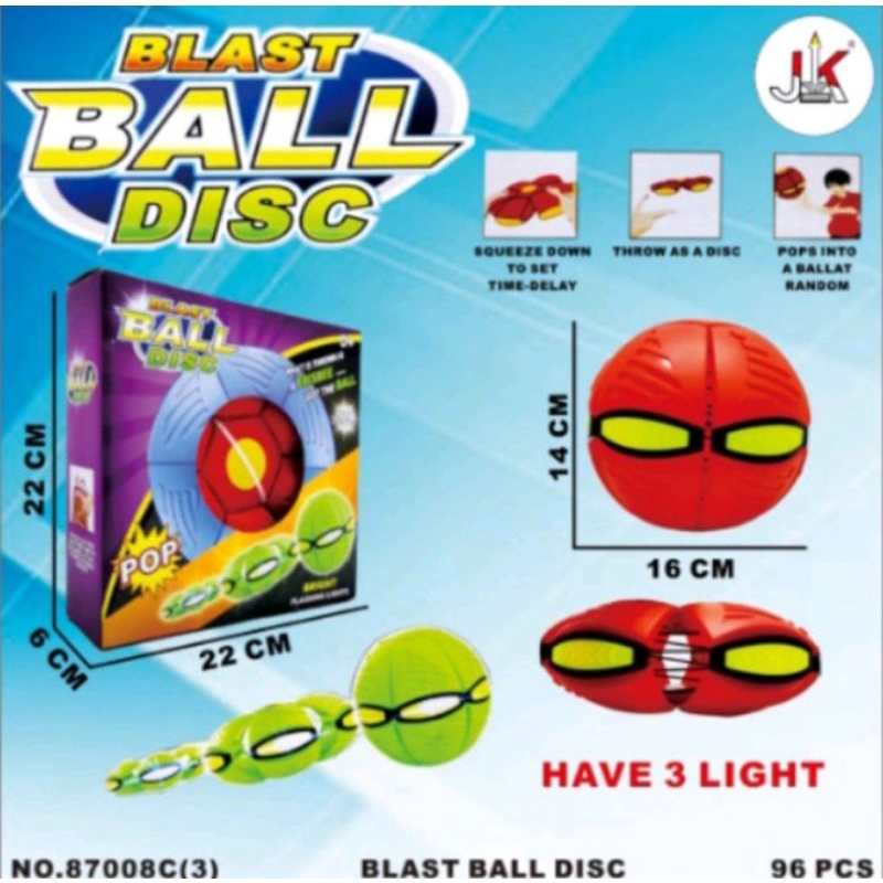 MAINAN ANAK-ANAK UFO BOLA INJAK LED MAGIC YANG LAGI VIRAL