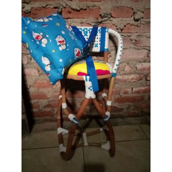 boncengan anak paket komplit sabuk+bantal stang//boncengan matic motor beat Vario Scoopy//kursi anak//kursi anak motor matic//dudukan anak//dudukan anak rotan motor matic//jok anak motor matic//bangku rotan motor matik