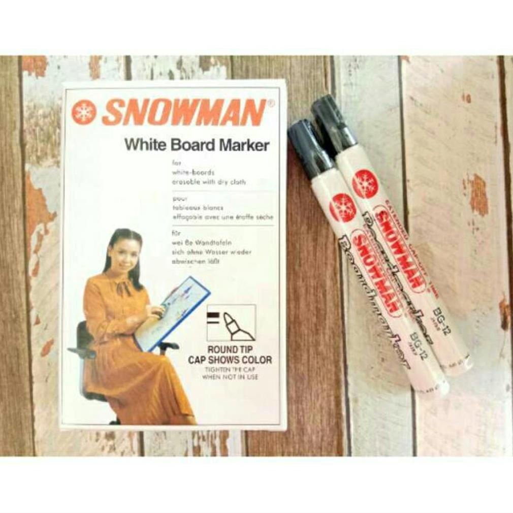 

[D] SPIDOL WHITEBOARD SNOWMAN HITAM (12 PCS) TERLARISS...,,,,,