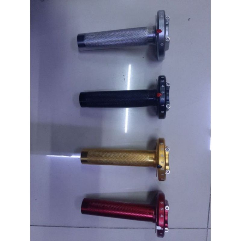 Gas spontan Ktc kytaco New Paket murah Plus grip sepasang Universal motor Aerox Vario 150 PCX Satia Fu Vixion DLL