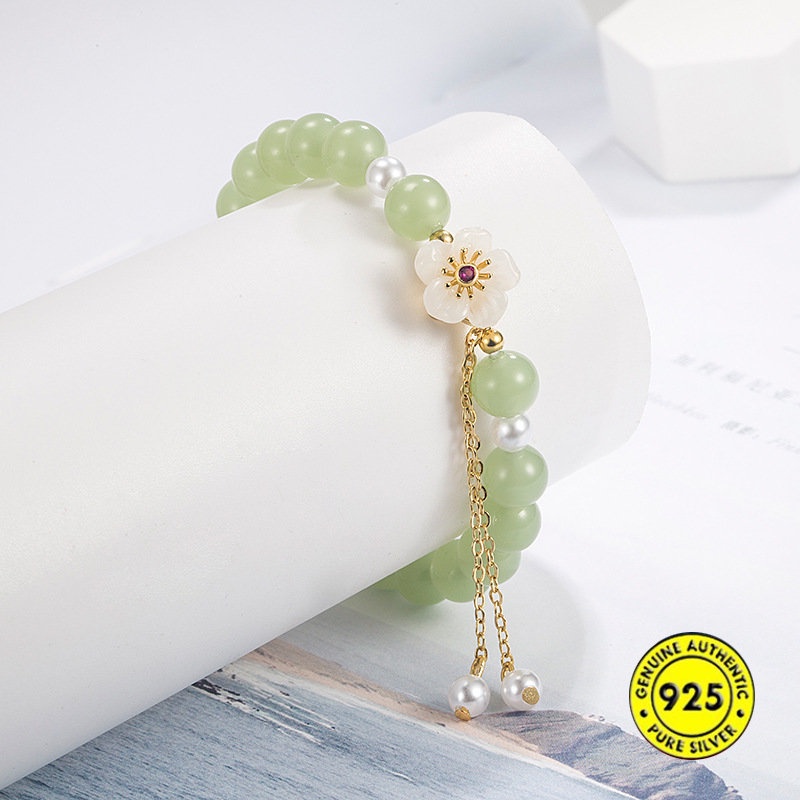 Gelang Begonia Rumbai Shell Mutiara Untuk Wanita U1497
