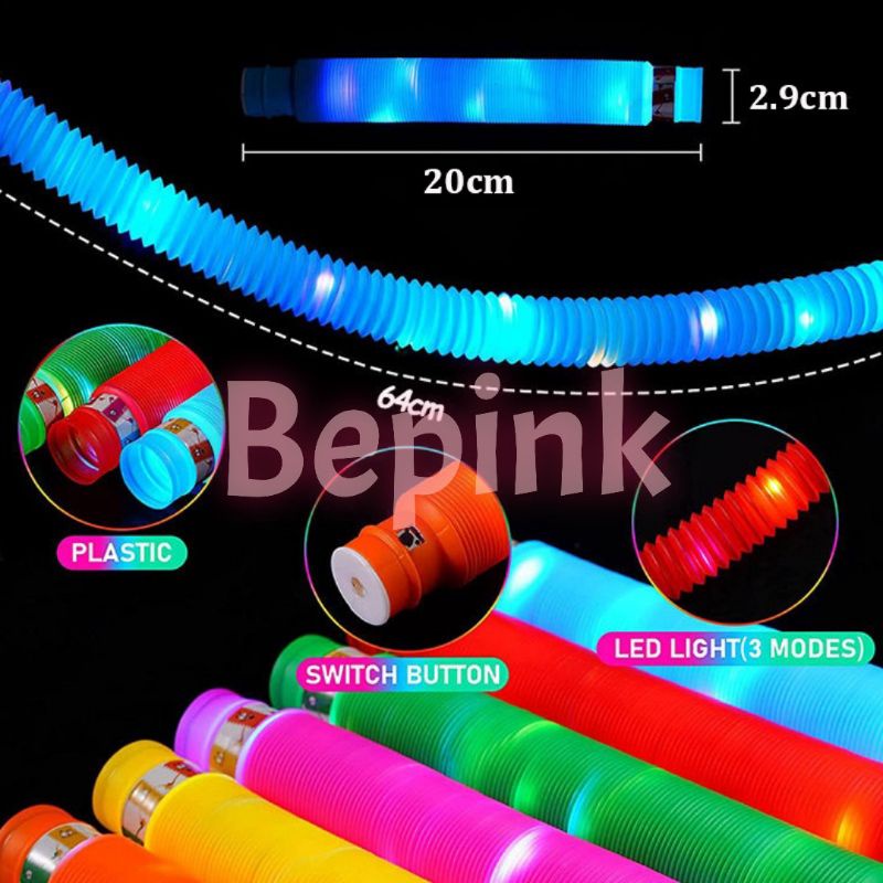 LIGHT UP POP TUBE PIPES POP/ SELANG LAMPU PIPA LED (BEPINK OFFICIAL)