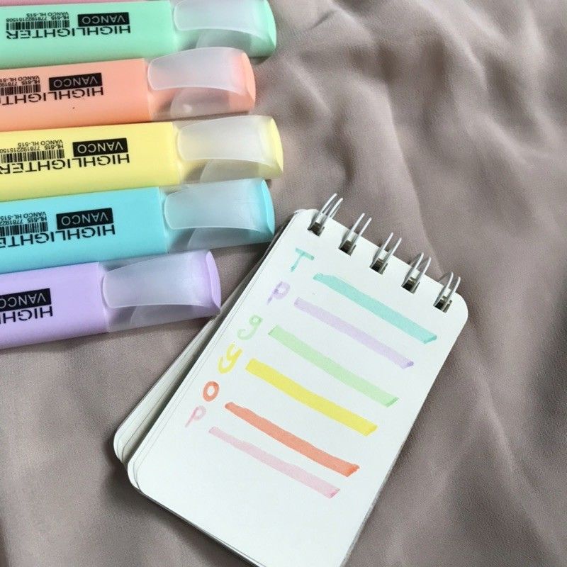 

highlighter Vanco aesthetic pastel kawaii style korea