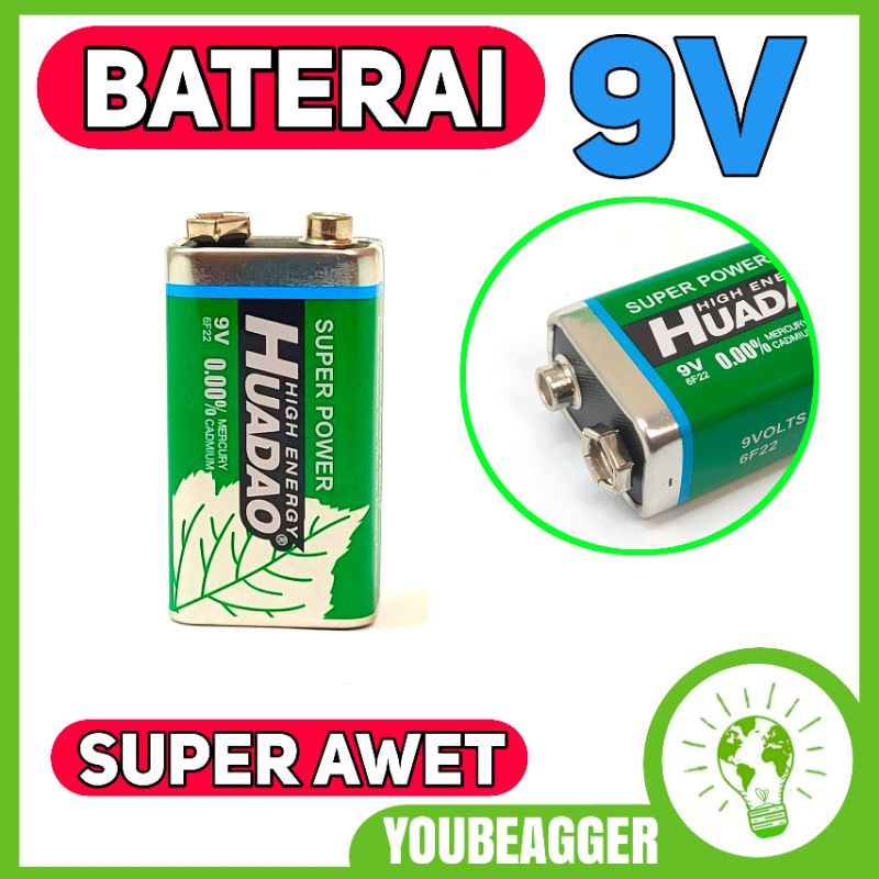 Baterai 9V super awet