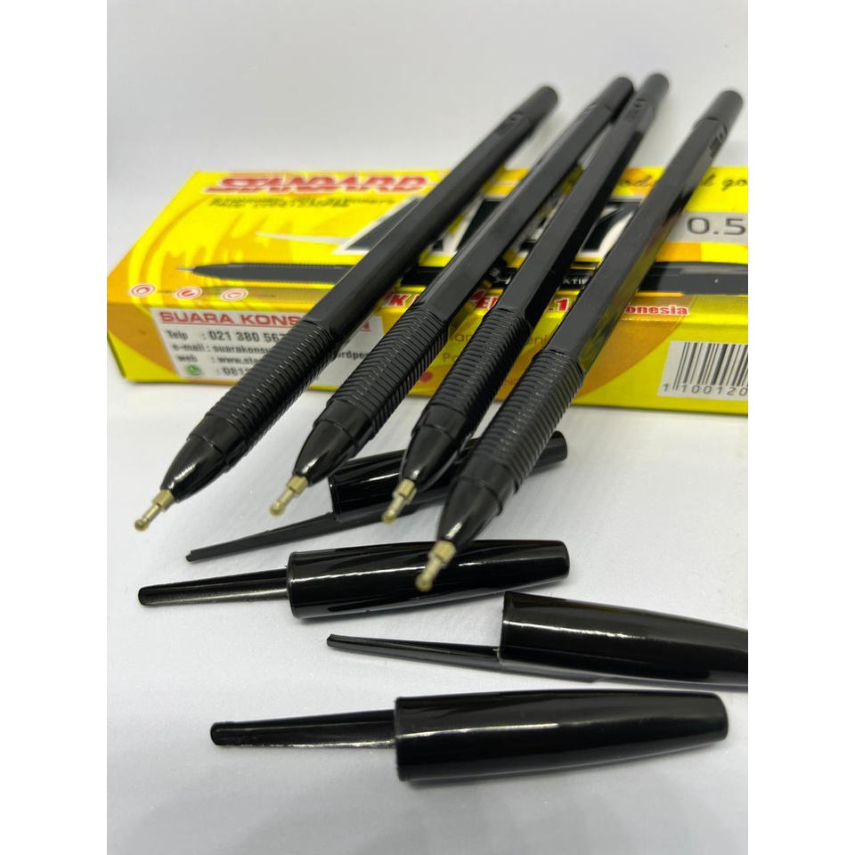 

Bolpoint Standart AE 7 Hitam isi 12 Pcs