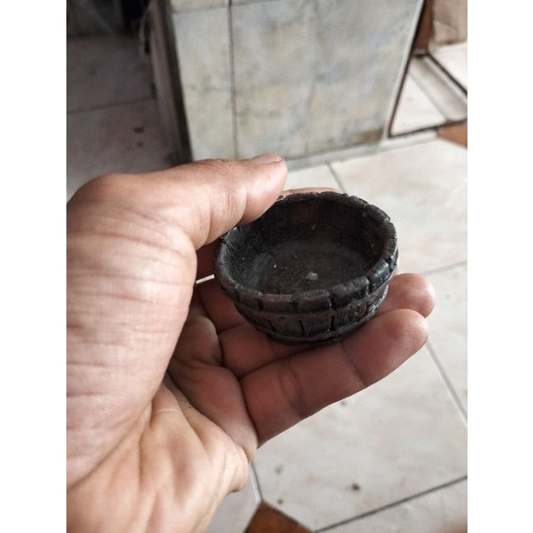 Pot Bonsai mame/ Shito Model Ember kayu