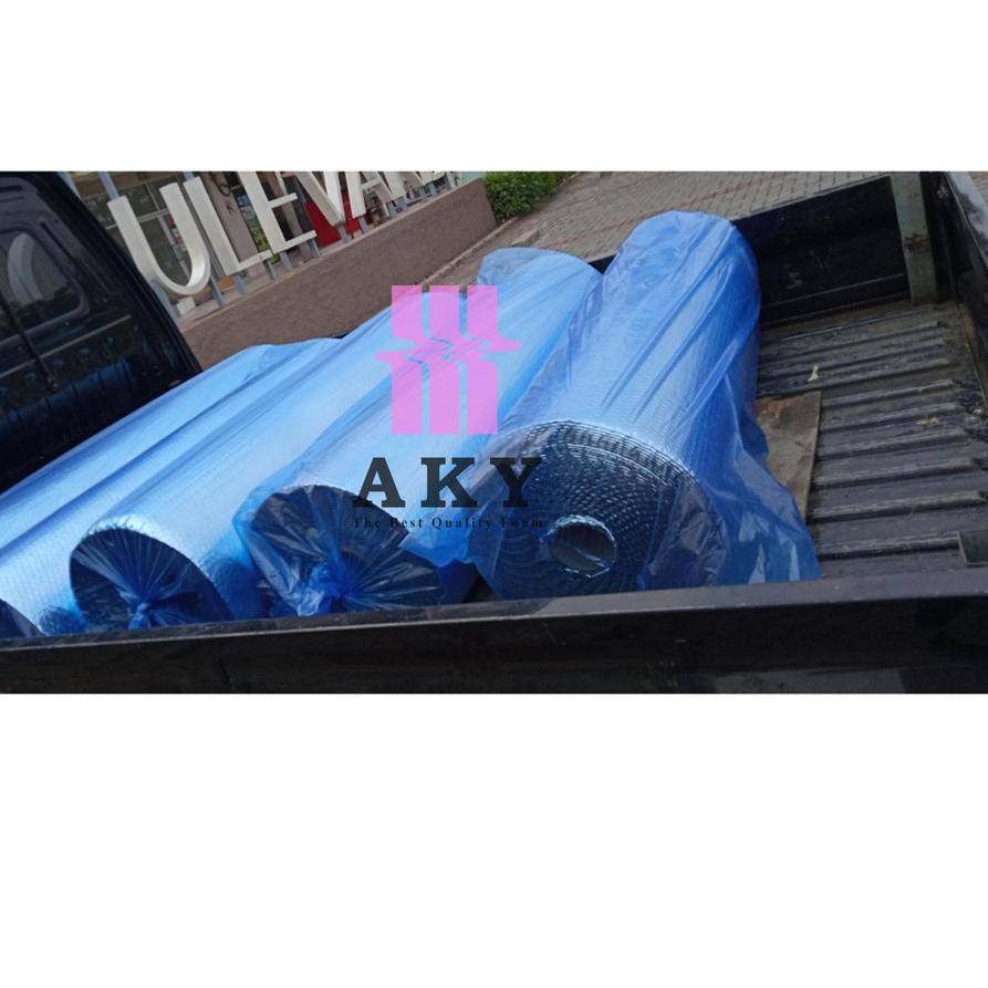 Ready Stock.. Aky Foam - Bubble Foil Aluminium Anti Panas, Bubblewrap Foil, Peredam Panas Atap (ROLL)