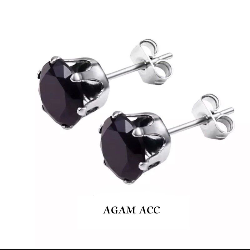 Anting Titanium Tusuk / Anting Stud/ Anti karat/ Pria dan Wanita