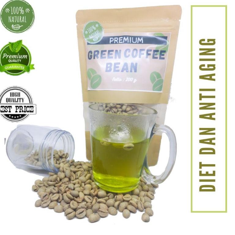 

↬ KOPI HIJAU ORGANIK /GREEN COFFEE DIET / BIJI KOPI HIJAU 200 g ソ