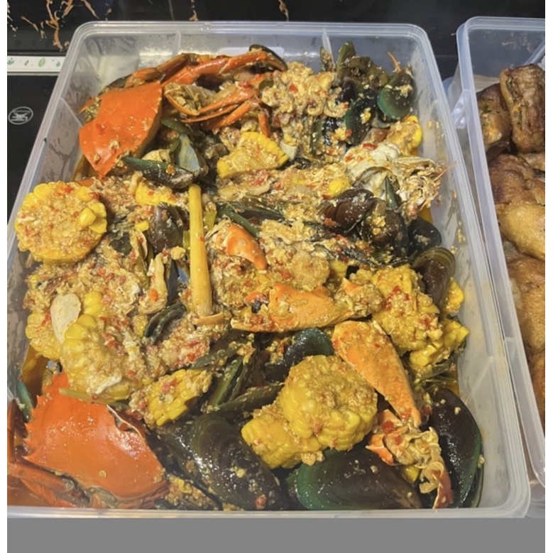 

kepiting saus padang seafood