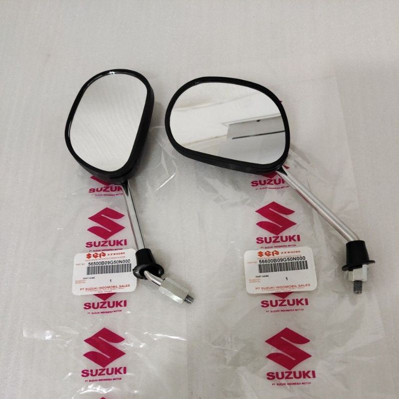Kaca Spion Kanan + Kiri gagang Chrome Suzuki Shogun 125 ORIGINAL