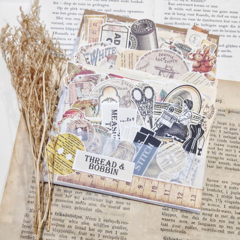 

JS007 | "Sewing" theme Journal Set | 100pc+ Journal Kit
