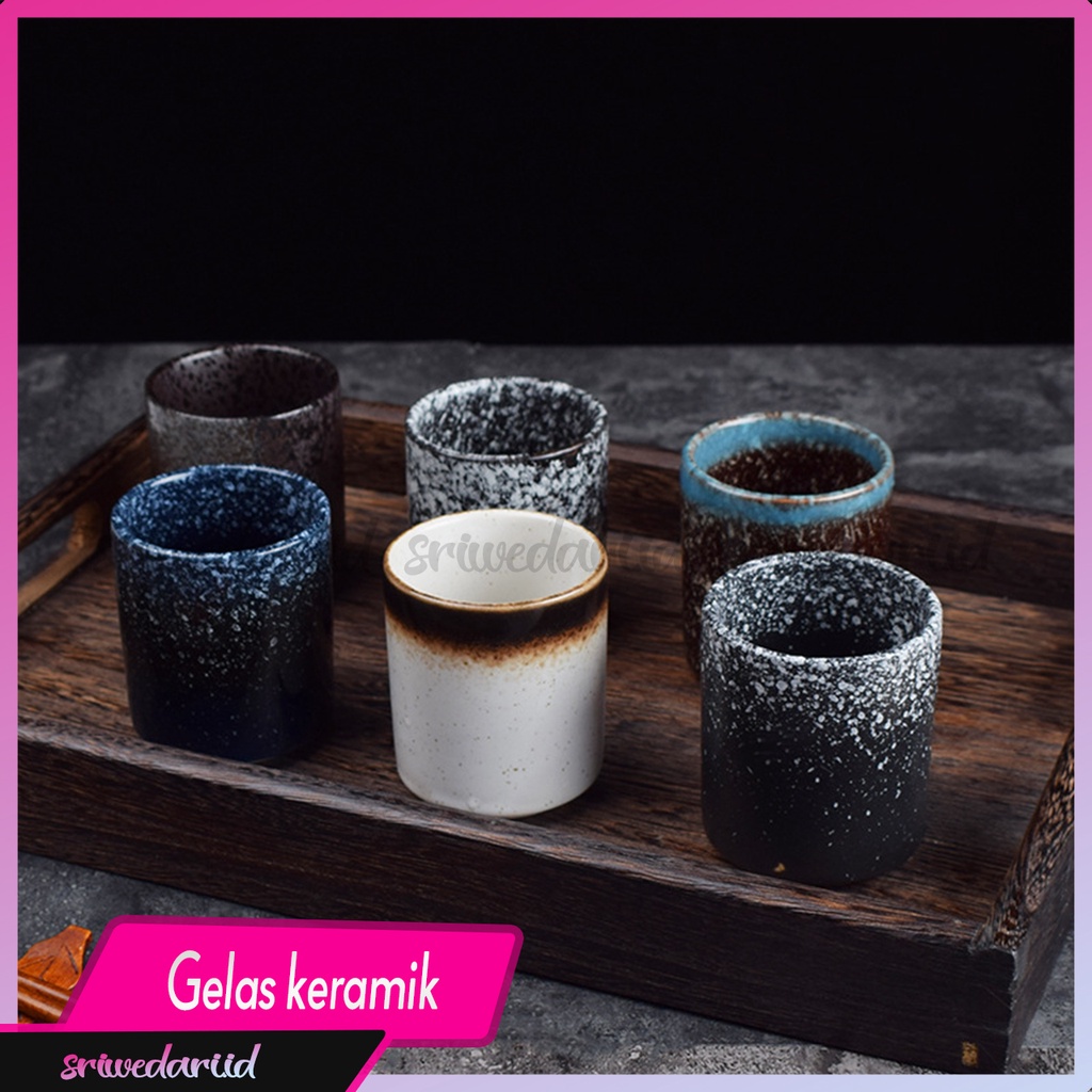 GELAS MUG KERAMIK TEH OCHA JAPANESE STYLE