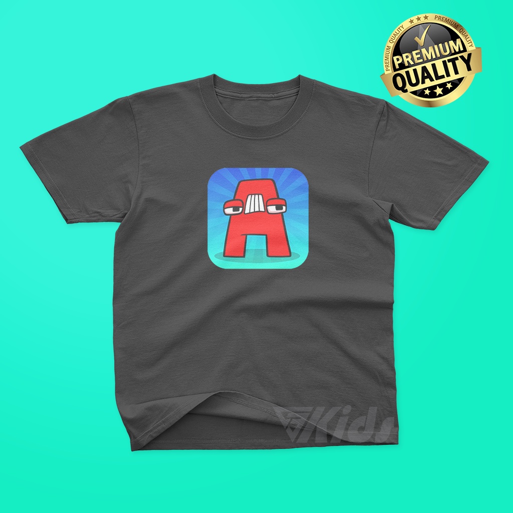 BAJU ANAK MURAH KARAKTER ALPHABET LORE - KAOS ANAK MURAH KARAKTER ALPHABET LORE