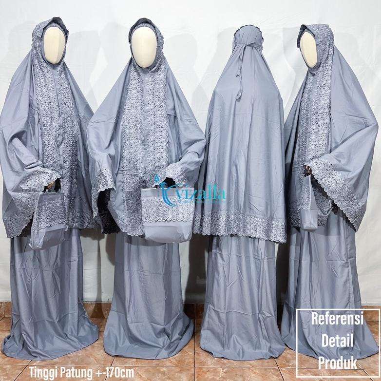 New - Mukena Fatimah/ Mukena Katun Dewasa/ Mukena ,,