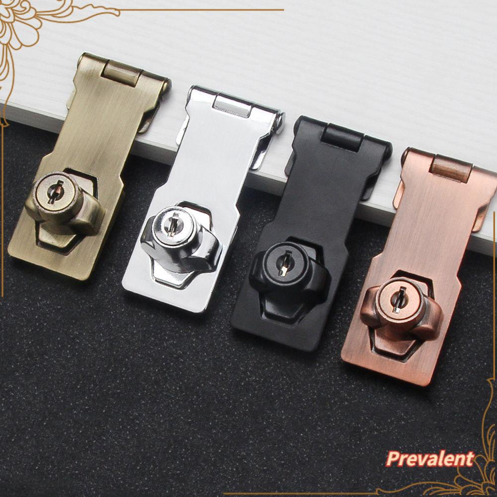 Preva Keyed Hasp Locked Gesper Kunci Zinc Alloy Lemari Kabinet Bebas Pukulan