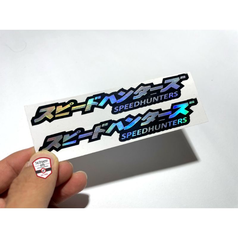 Jual Stiker Speed Hunter Sticker Speedhunter Kanji Hologram Ukuran 12cm