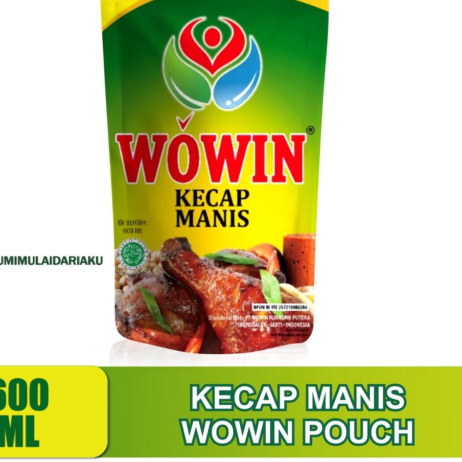 

Termurah Kecap Manis Wowin pouch 600 ML refill エ