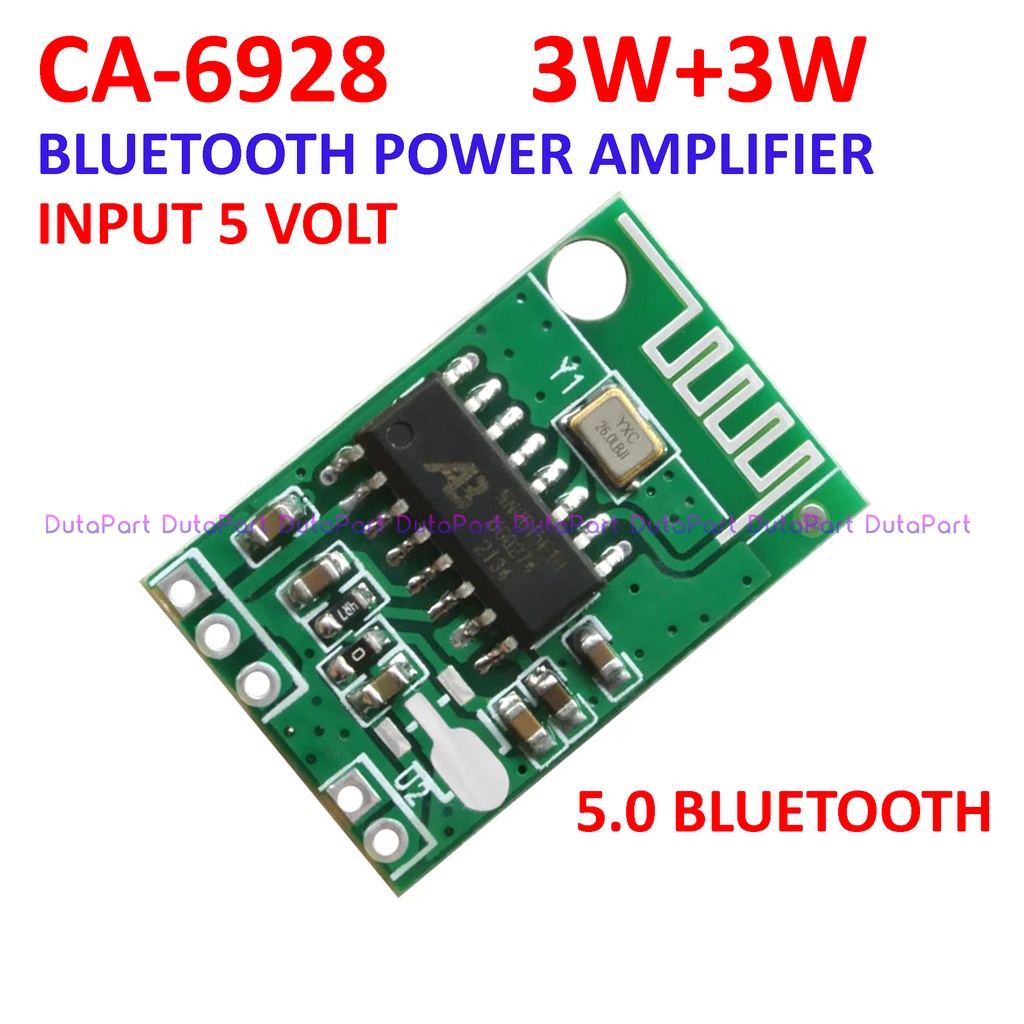 CA-6928 Bluetooth Power Amplifier 3W+3W 2x3W 5V Stereo CA 6928 CA6928