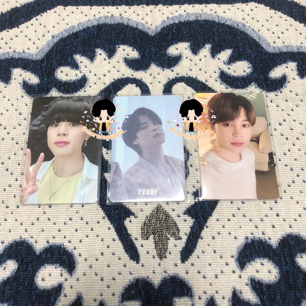 PHOTOCARD JIMIN SOWOOZOO BLURAY LUCKY DRAW LD HYBE PROOF SPEAK YPURSELF SYS DVD DIGICODE