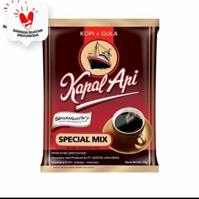 

[BISA COD] kopi kapal api spesial mix 10 pcs 25 g