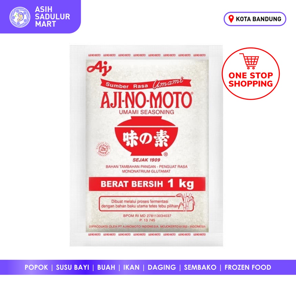 Ajinomoto 1kg 1000gr Penyedap Rasa / MSG Promo Bandung