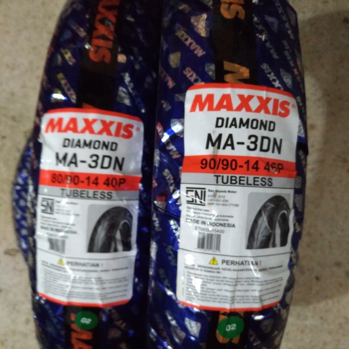 Paket Murah Ban Maxxis Diamond 80/90-14 & 90/90-14 #Original