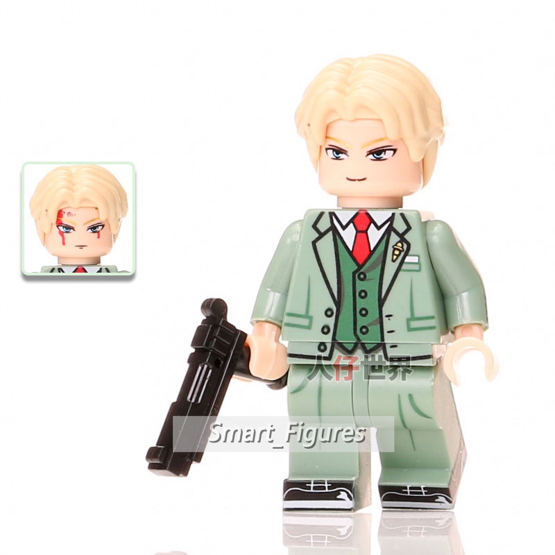 Franky Franklin Minifigures Anya Forger Spy Keluarga Loid Forger Yor Forger Duri Putri Mini Angka Mainan Hadiah