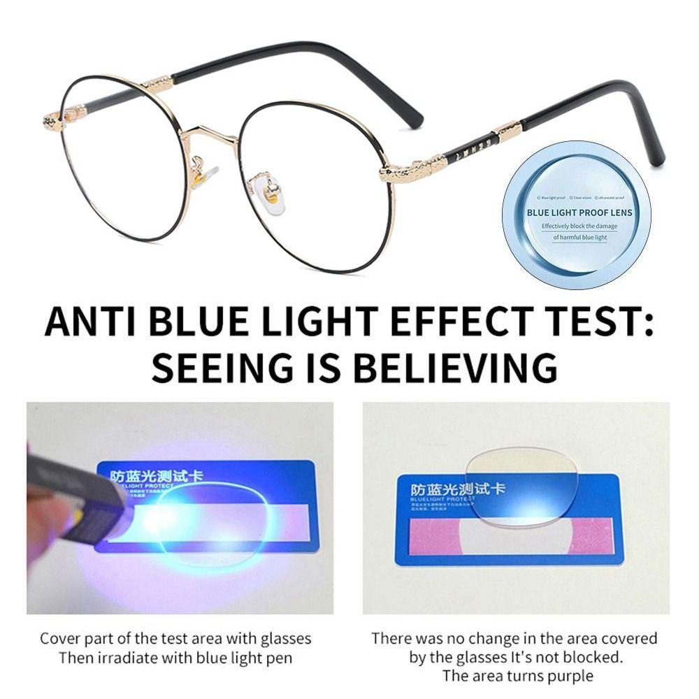 R-flower Anti-Blue Light Kacamata Pria Wanita Tahan Lama Pelindung Mata Ultra Light Frame