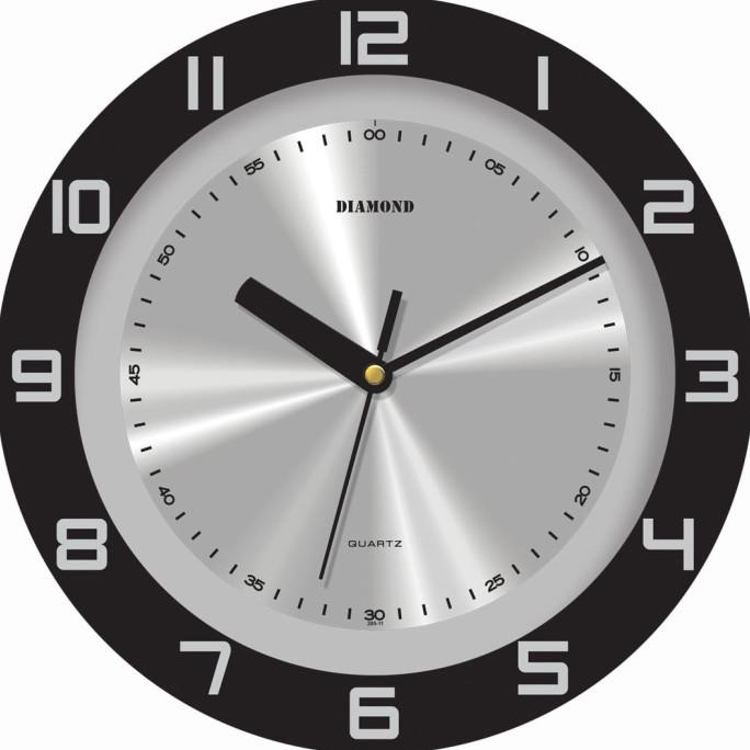 Jam Dinding Diamond 202T - Hitam