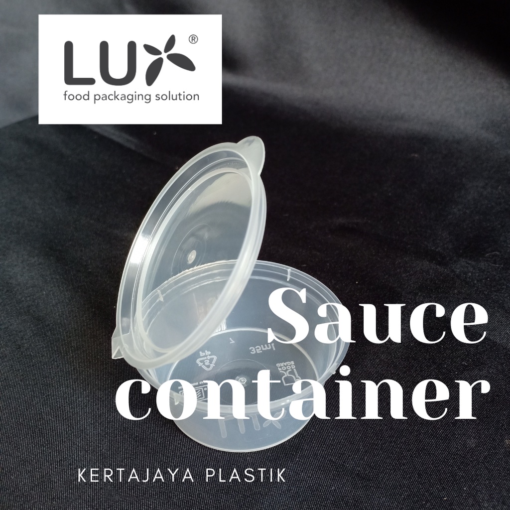 (COD) TERMURAH Cup Sambal / Wadah Sambal / Sauce Container /Wadah Saos / Cup Saos UK 25,35,75,100 ml