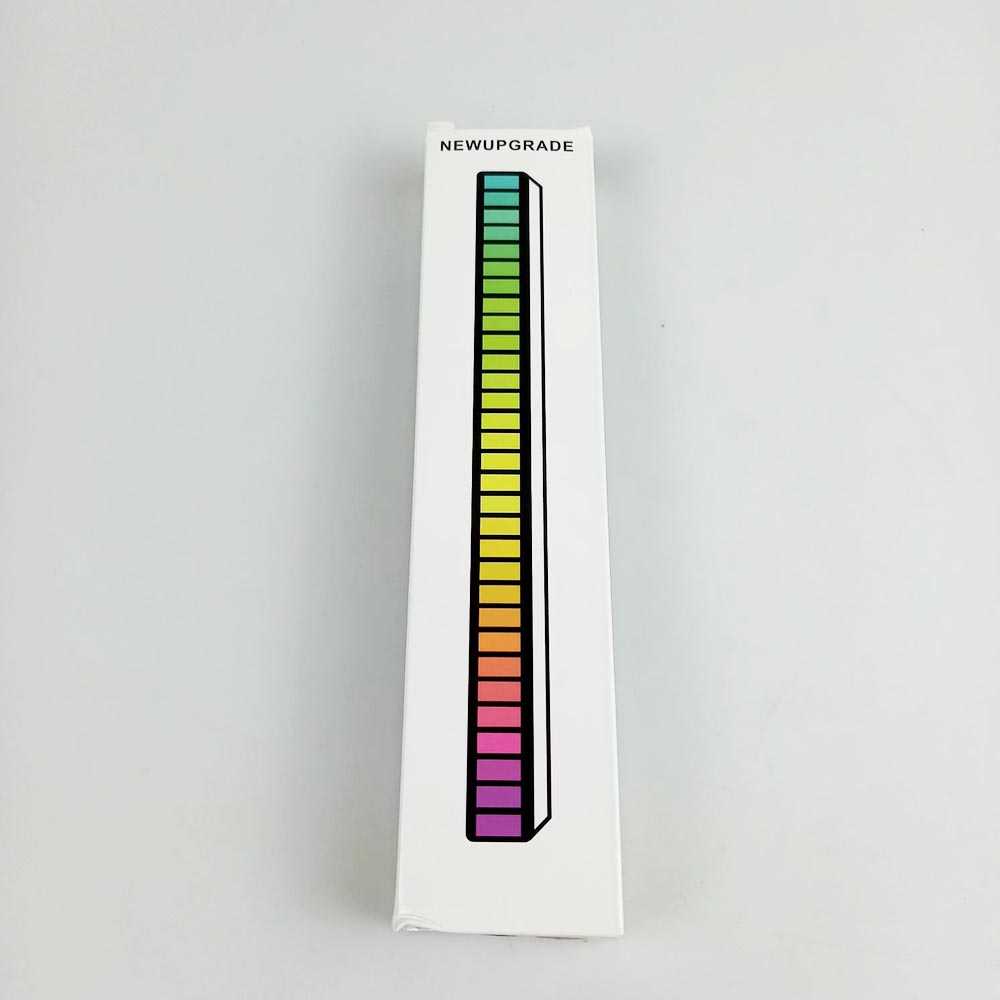 Lampu LED RGB Music Sound Control Rhythm Light Rechargeable 32LED - D08-RGB