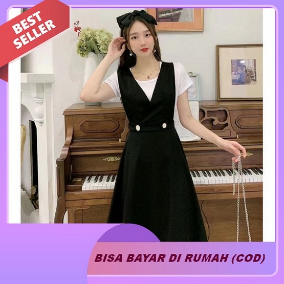 Vl Dress Charysa Long Dress Chiffon Floral Ala Korean Vintage Super Cantik Gaun Panjang Bahan Sifon 