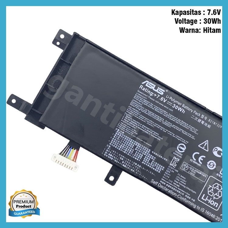 Baterai ASUS X453 X453M X453MA X453S X453SA B21N1329