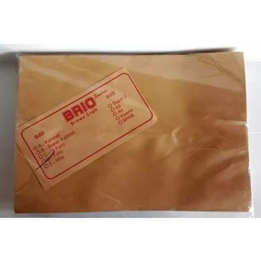 

AMPLOP COKLAT FOLIO BRIO / per pak 100 lembar