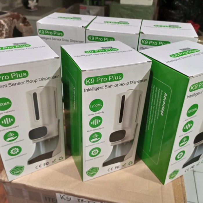 K9 Pro Plus Thermometer Authomatic Soap Disinfectan Hand Sanitizer