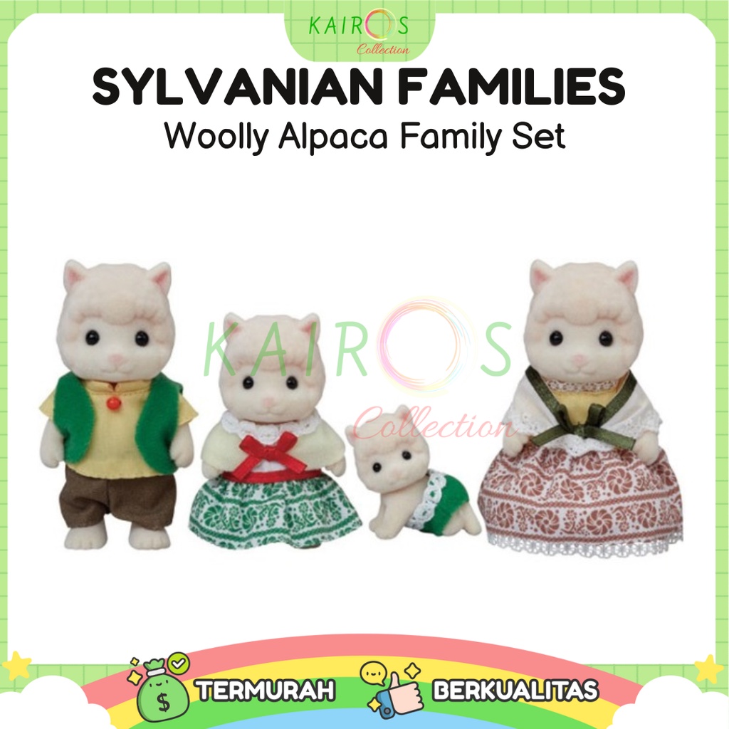 Sylvanian Families Woolly Alpaca Family Set