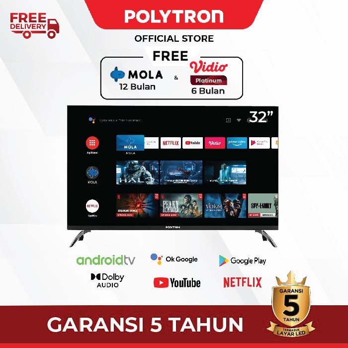 POLYTRON Smart Android TV 32 inch PLD 32AG5959