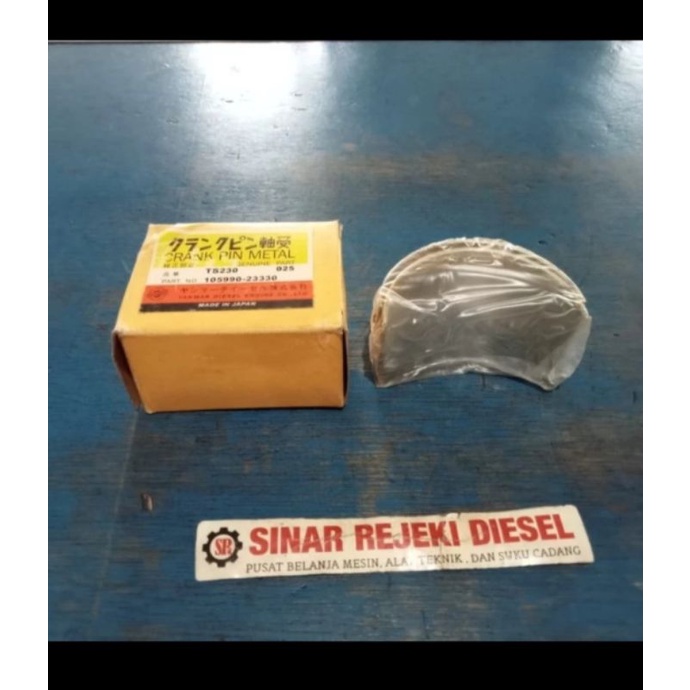 CPM Crank Pin Metal / Metal Jalan Yanmar TS230 Oversize 0.25 0,25