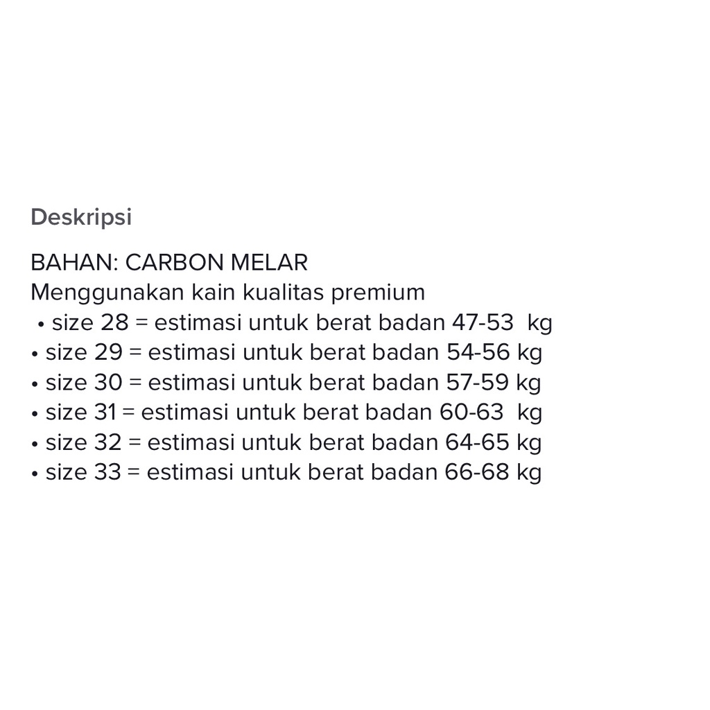 (COD) CELANA PRIA CHINO SLIMFIT PANJANG KATUN STRECH/MELAR PREMIUM