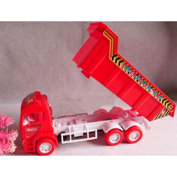 Mainan Anak Truk Pasir/ Mainan Dump Truck/ Mainan Mobil Konstruksi/ Mainan Truk Jomplang ST 2037