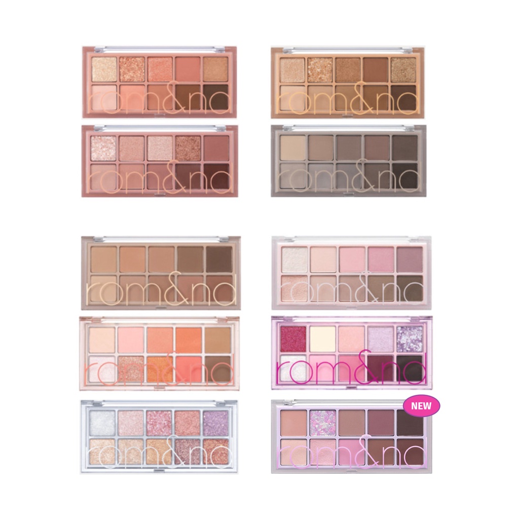 Jual [NEW SHADES] ROMAND Better Than Palette Secret Garden (5 Shades