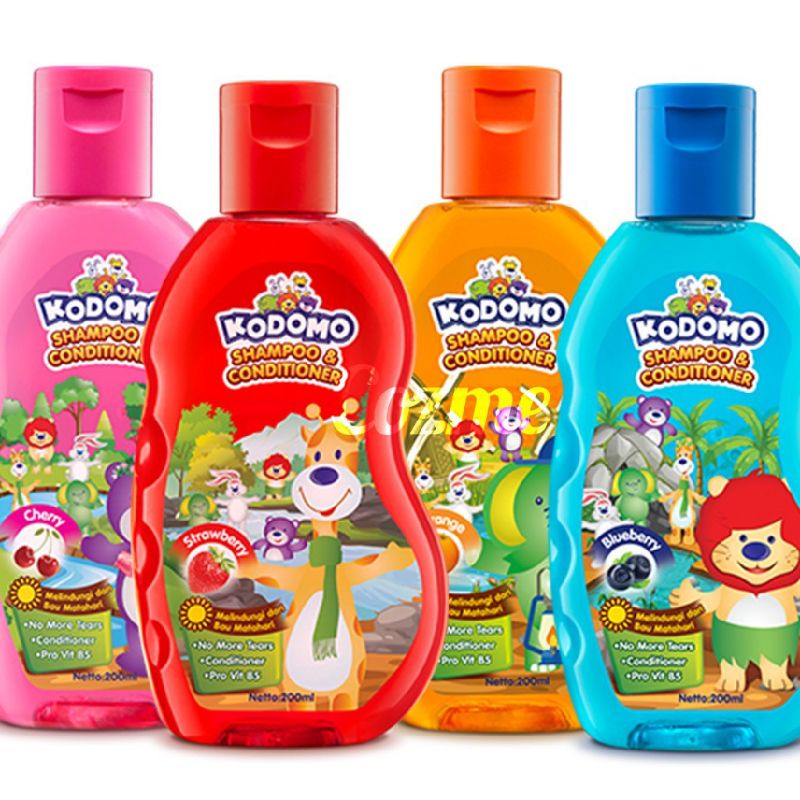 KODOMO SHAMPOO & CONDITIONER 200ML|| KODOMO BODYWASH  GEL 200ML