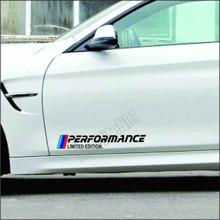 ADN.in stiker BMW PERFORMANCE  limited edition untuk body motor mobil